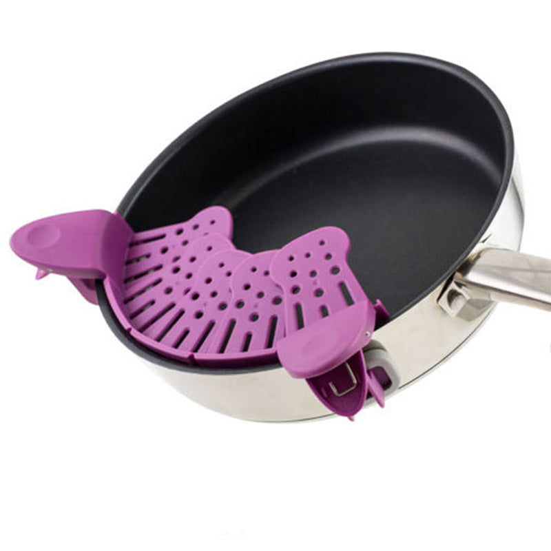 Universal Silicone Clip-on Strainer