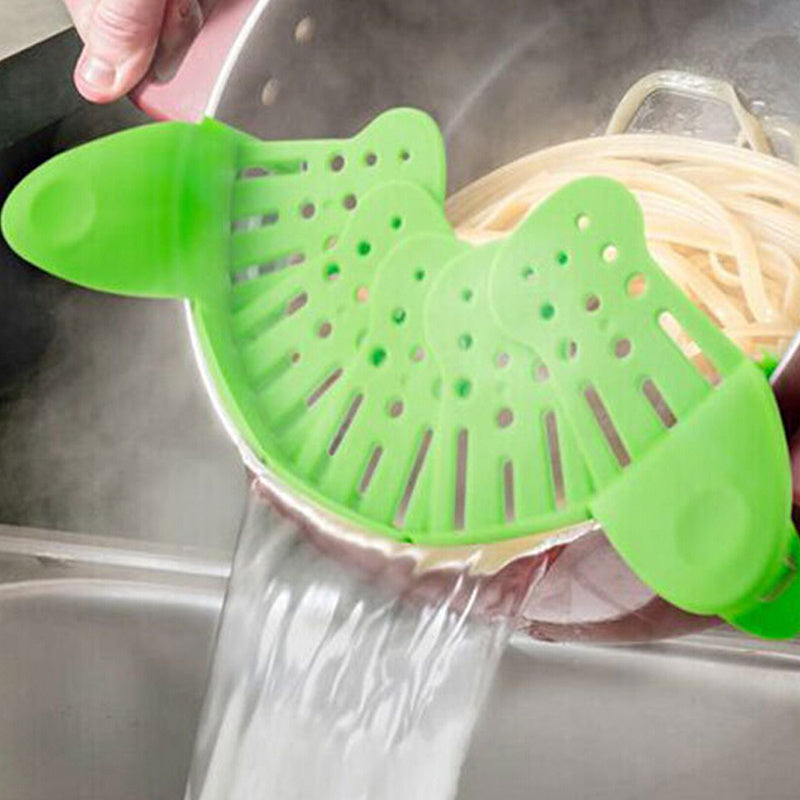 Universal Silicone Clip-on Strainer