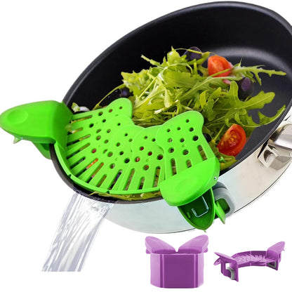 Universal Silicone Clip-on Strainer