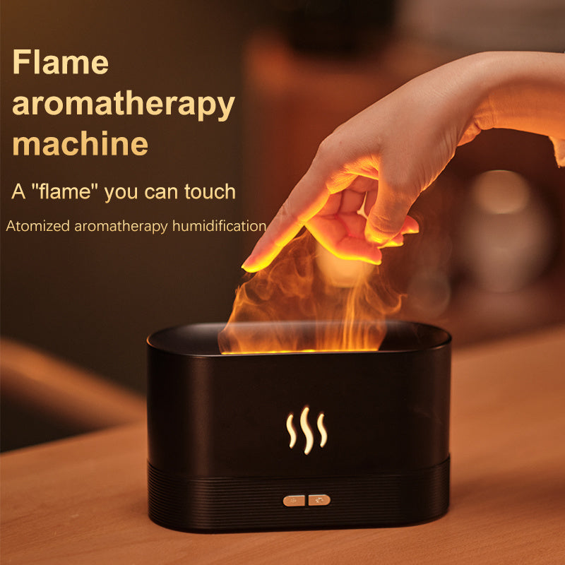 Aroma diffuser flame