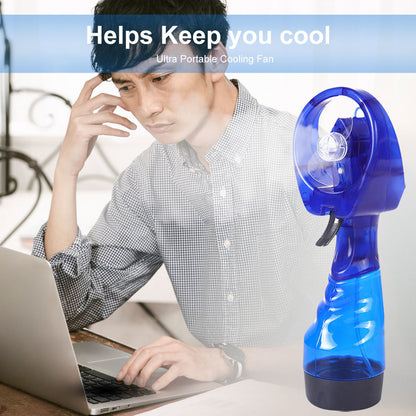 Portable spray fan