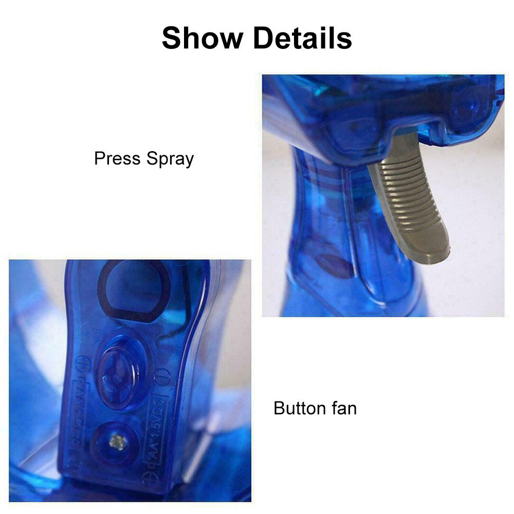 Portable spray fan