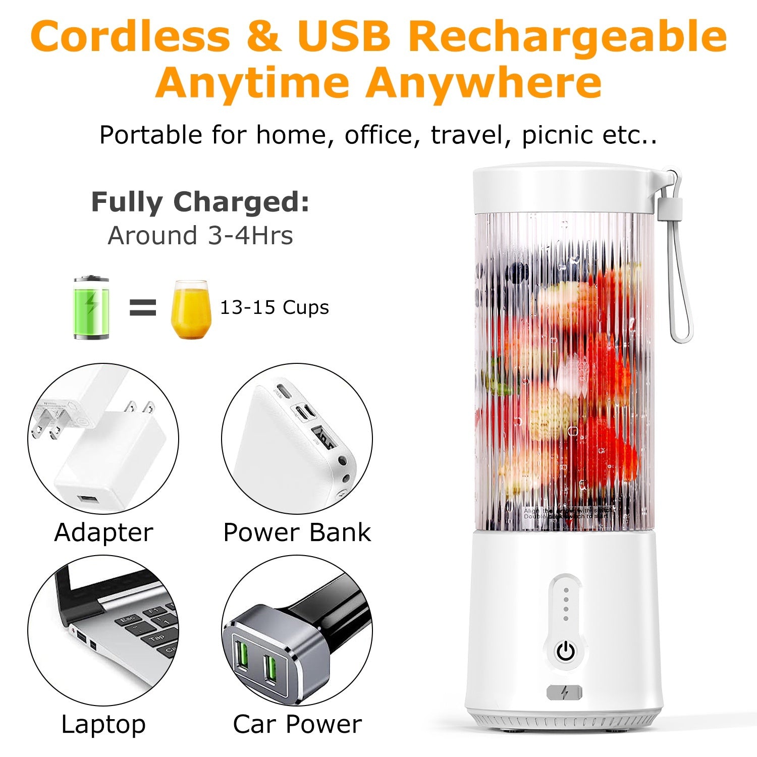 Portable Fruit Blender - Draagbare Fruit Blender