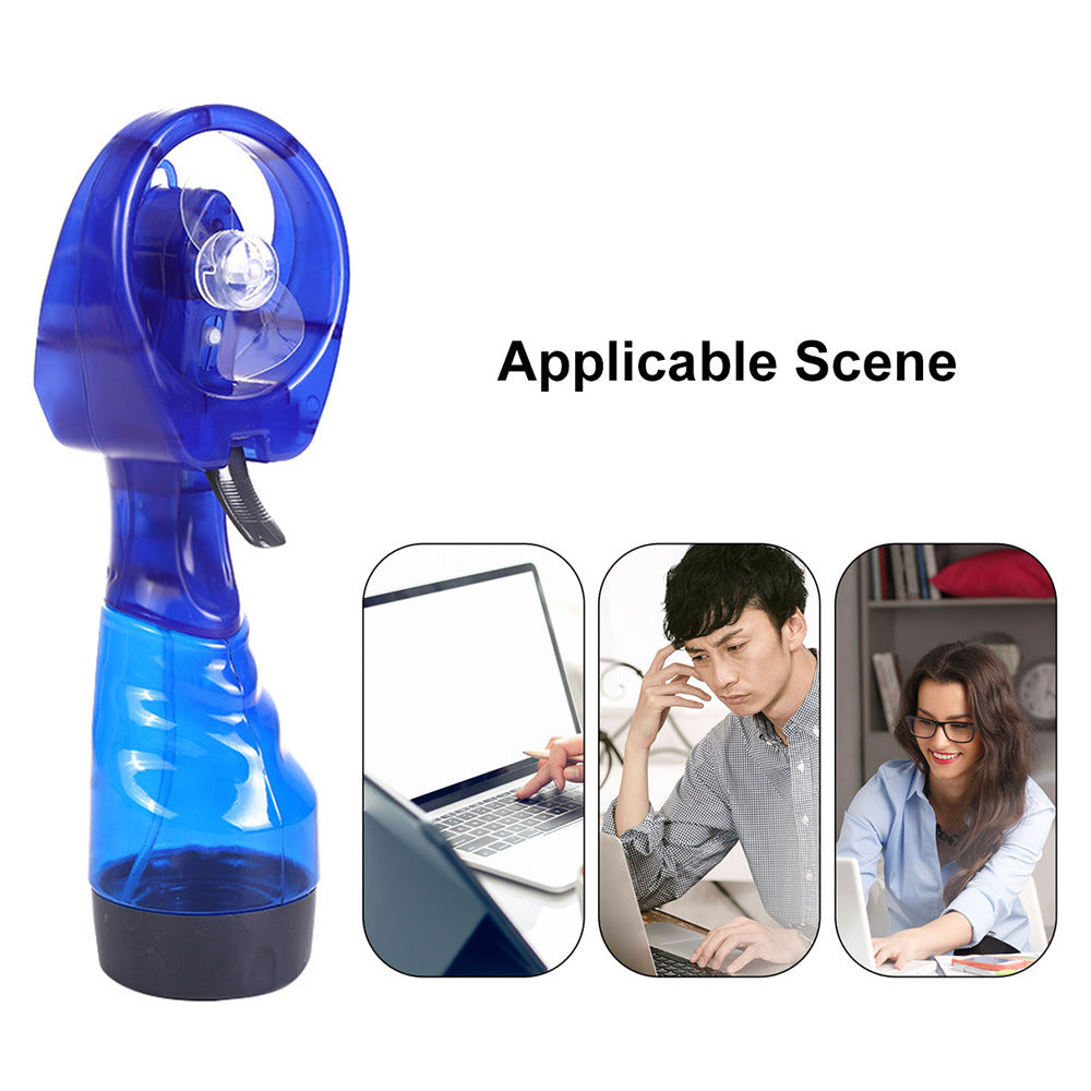 Portable spray fan