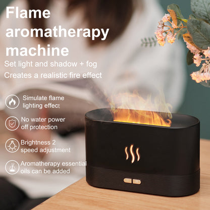 Aroma diffuser flame