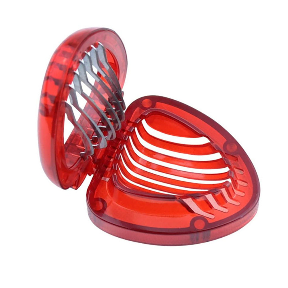 Stainless steel strawberry slicer - Roestvrijstalen aardbeiensnijder